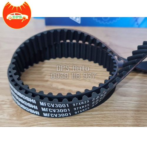 Dây curoa cam Toyota Fortuner, Hilux máy dầu hiệu Mitsuboshi MFCV3001 (97XR25)