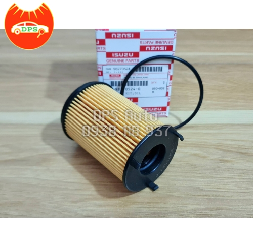 Lọc nhớt Isuzu MuX 1.9, Dmax 1.9, hiệu Isuzu 8-98270524-0 