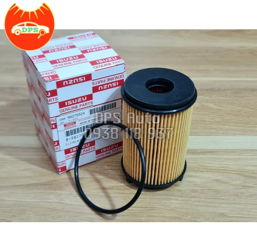 Lọc nhớt Isuzu MuX 1.9, Dmax 1.9, hiệu Isuzu 8-98270524-0 