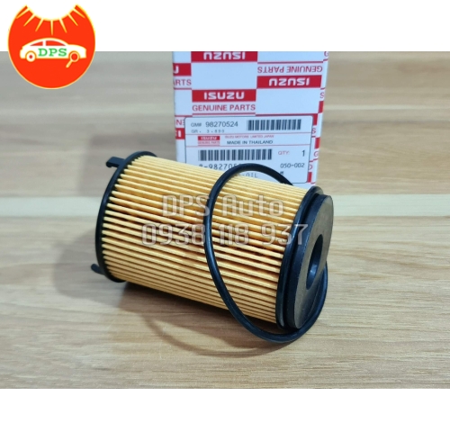 Lọc nhớt Isuzu MuX 1.9, Dmax 1.9, hiệu Isuzu 8-98270524-0 