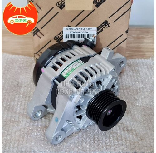 Máy phát điện (Dinamo) Toyota Innova, Fortuner máy xăng chính hãng 27060-0C020