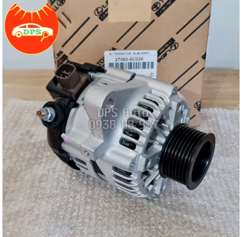 Máy phát điện (Dinamo) Toyota Innova, Fortuner máy xăng chính hãng 27060-0C020