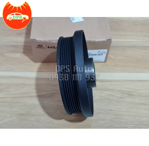 Puly cốt máy (trục cơ) Kia Sorento, Sedona hàng chính hãng 23124-2F602