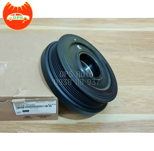 Puly cốt máy (trục cơ) Kia Sorento, Sedona hàng chính hãng 23124-2F602
