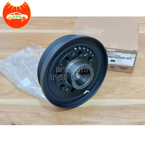 Puly cốt máy (trục cơ) Kia Sorento, Sedona hàng chính hãng 23124-2F602